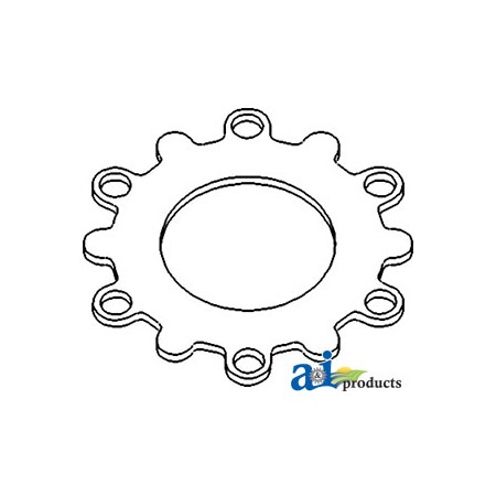 A & I Products Plate, Transmission 8" x8" x0.5" A-R95211